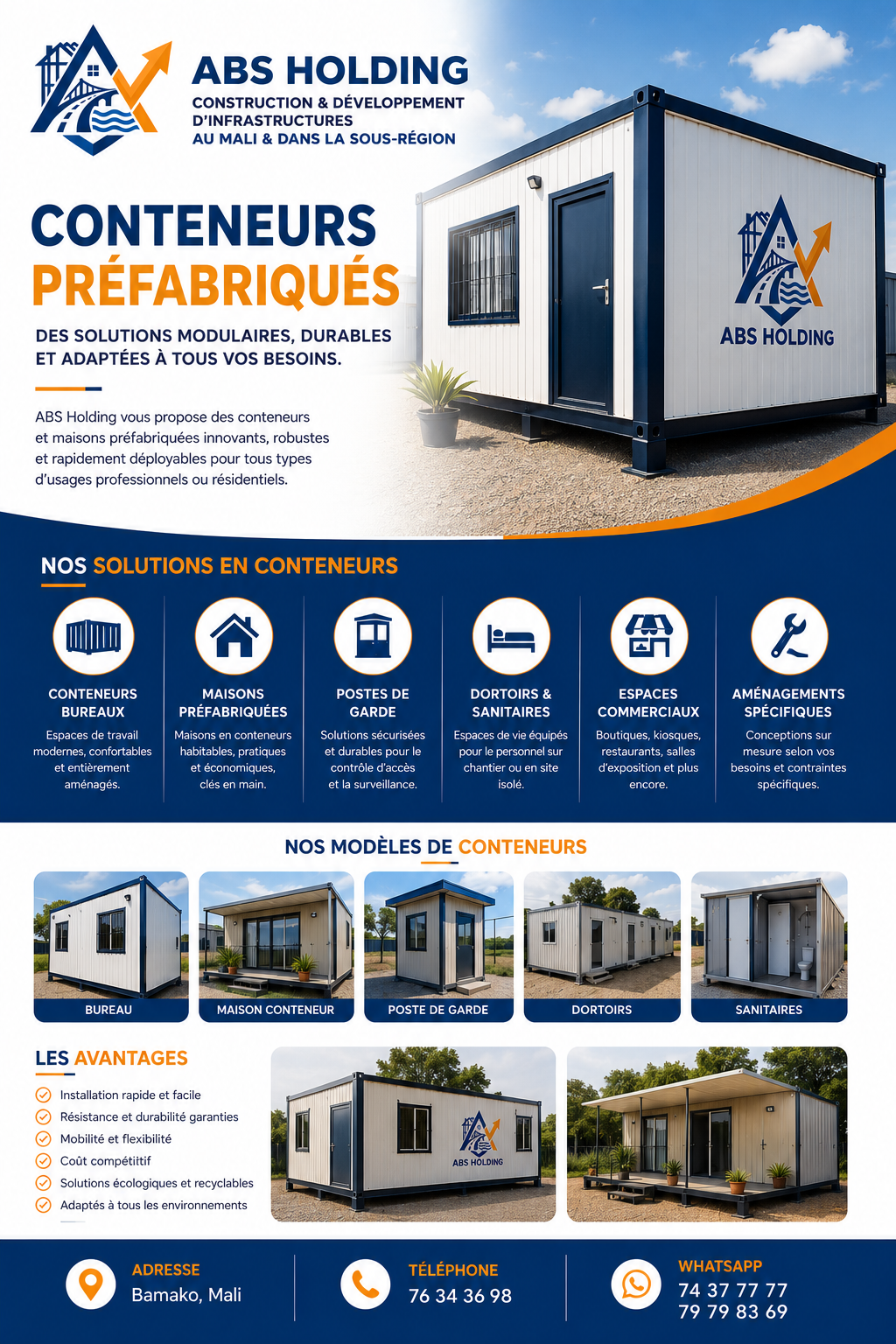Conteneurs & Maisons Préfabriquées